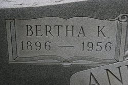 Bertha VIctoria <I>Kahl</I> Anderson 