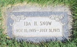 Ida LaVaun <I>Hogan</I> Snow 
