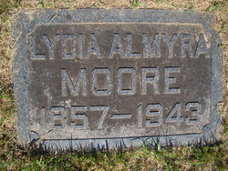 Lydia Almyra <I>Zellers</I> Moore 