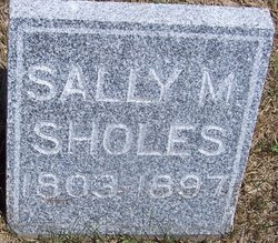 Sally Maria <I>Seymour</I> Sholes 