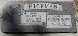 Don Carlos Hickman 