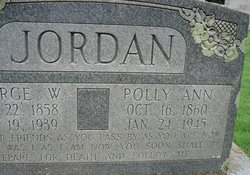 Mrs Polly Ann <I>Cothren</I> Jordan 