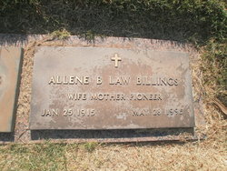 Allene <I>Law</I> Billings 