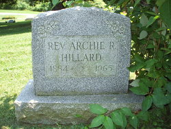 Rev Archie Russell Hillard 
