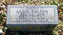 Anna Inez “Annie” <I>Tucker</I> Dalton 