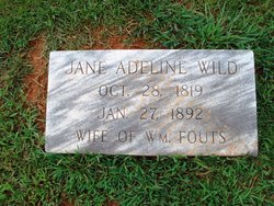 Jane Adeline “Jincey” <I>Wild</I> Fouts 