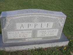 Edna Lee <I>Cooper</I> Apple 