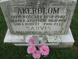 Sophie A <I>Akerblom</I> Sarvis 