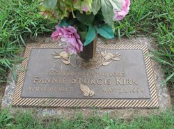 Fannie <I>Sturgis</I> Kirk 