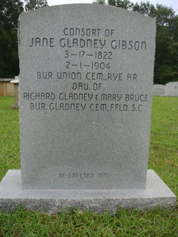 Jane <I>Gladney</I> Gibson 