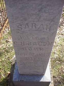 Sarah Jane <I>Harnage</I> Bacon 