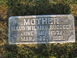 Maud <I>Wilkins</I> Sudbeck 