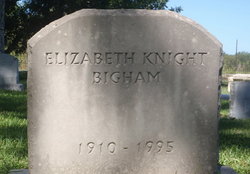 Elizabeth <I>Knight</I> Bigham 