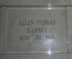 Dr Allen Thomas “A.T.” Barnes 