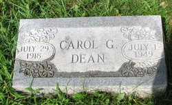 Carol Goldie <I>Page</I> Dean 