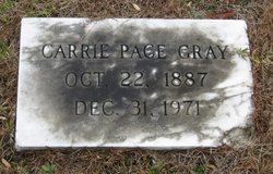 Carrie B <I>Pace</I> Gray 