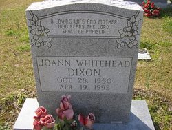 Joann <I>Whitehead</I> Dixon 