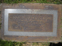 Jessie <I>Read</I> McCrea 