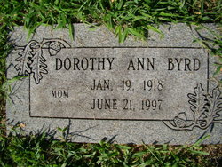 Dorothy Ann <I>Langley</I> Byrd 