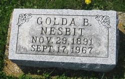 Golda <I>Brown</I> Nesbit 