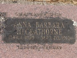 Anna Barbara Heckathorne 