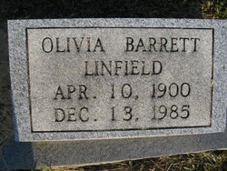 Olivia <I>Barrett</I> Linfield 