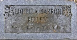 Mary Louella <I>Barron</I> Kellett 