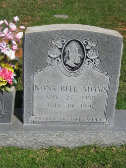 Nona Lea <I>Bell</I> Adams 