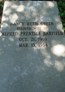Nancy Ruth <I>Green</I> Barfield 