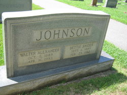 Walter Alexander Johnson 