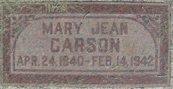 Mary Jean Carson 