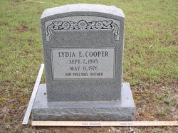 Lydia Elizabeth <I>Copeland</I> Cooper 