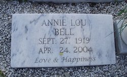 Annie Lou <I>Kingry</I> Bell 