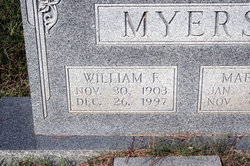William Frank “Willie” Myers 