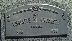 Christie M <I>Petersen</I> Andersen 