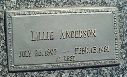 Lillie <I>Wagensen</I> Anderson 