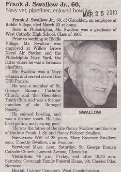 Frank J Swallow Jr.