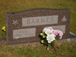 Mamie Ester <I>Wyss</I> Barnes 