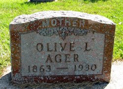 Olive L <I>Bowers</I> Ager 