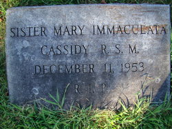 Mary Immaculata Cassidy 
