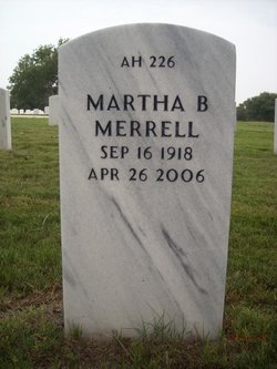 Martha Jane <I>Bassett</I> Merrell 