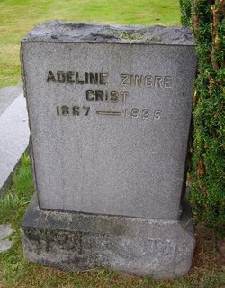 Adeline “Addie” <I>Zingre</I> Crist 