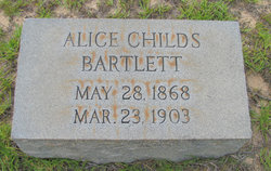 Alice <I>Childs</I> Bartlett 