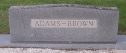 Lillian May <I>Brown</I> Adams 
