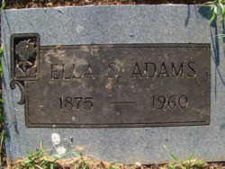 Ella S <I>Hunt</I> Adams 