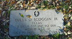 2LT Eulus O Scoggin Jr.