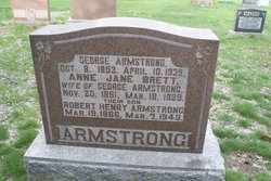 Anne Jane <I>Brett</I> Armstrong 
