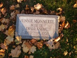 Jennie <I>Monnette</I> Knebel 