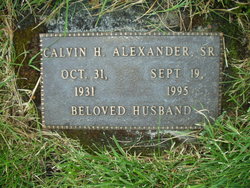Calvin H Alexander Sr.