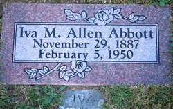 Iva Mildred <I>Allen</I> Abbott 